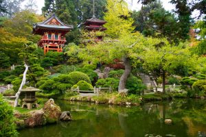 Japanese Tea Garden in Golden Gate Park, San Francisco, California, USA